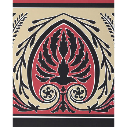 Frise Palmette - Red