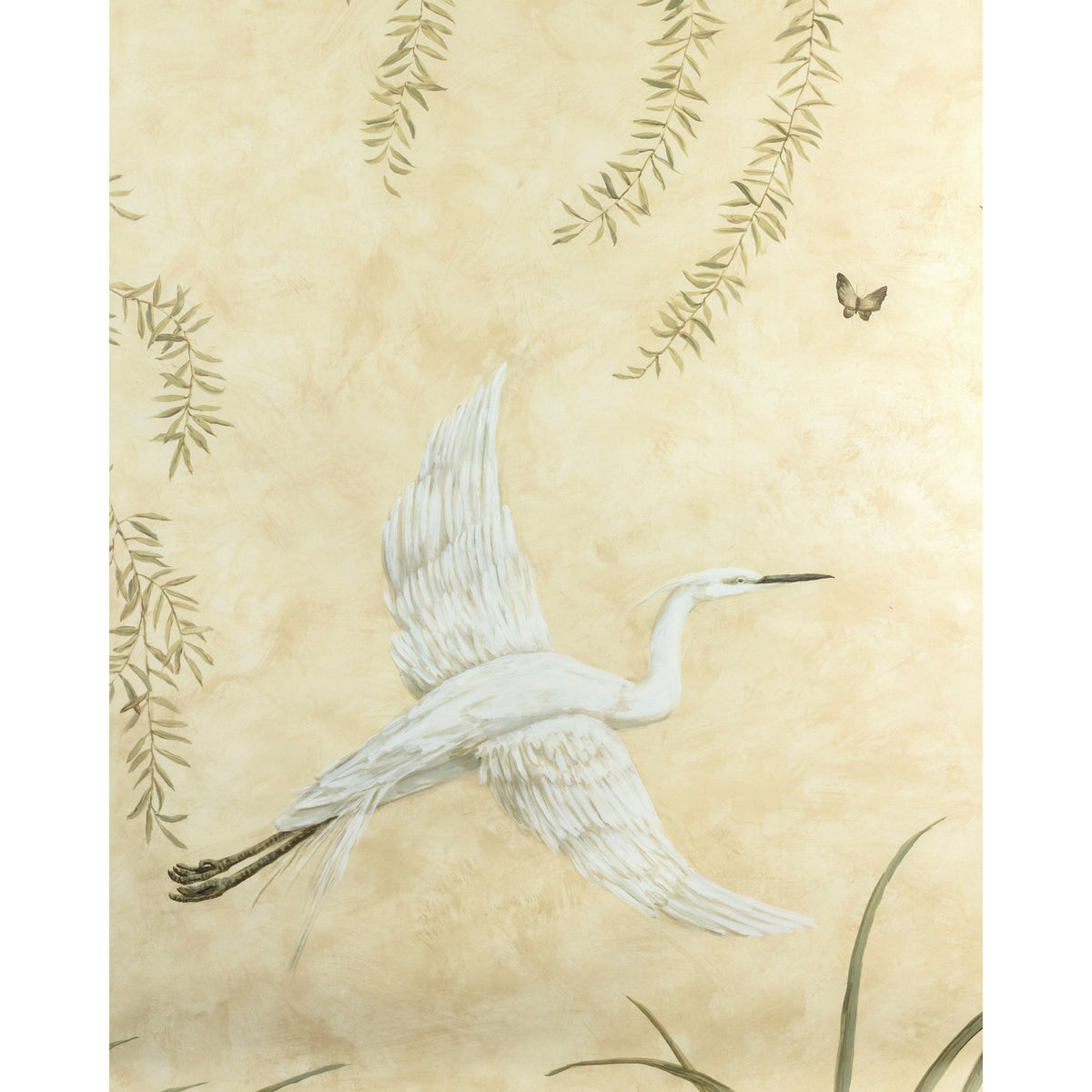 Egret Marsh Mural - Sand