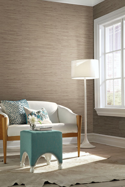 Lustrous Grasscloth Wallpaper