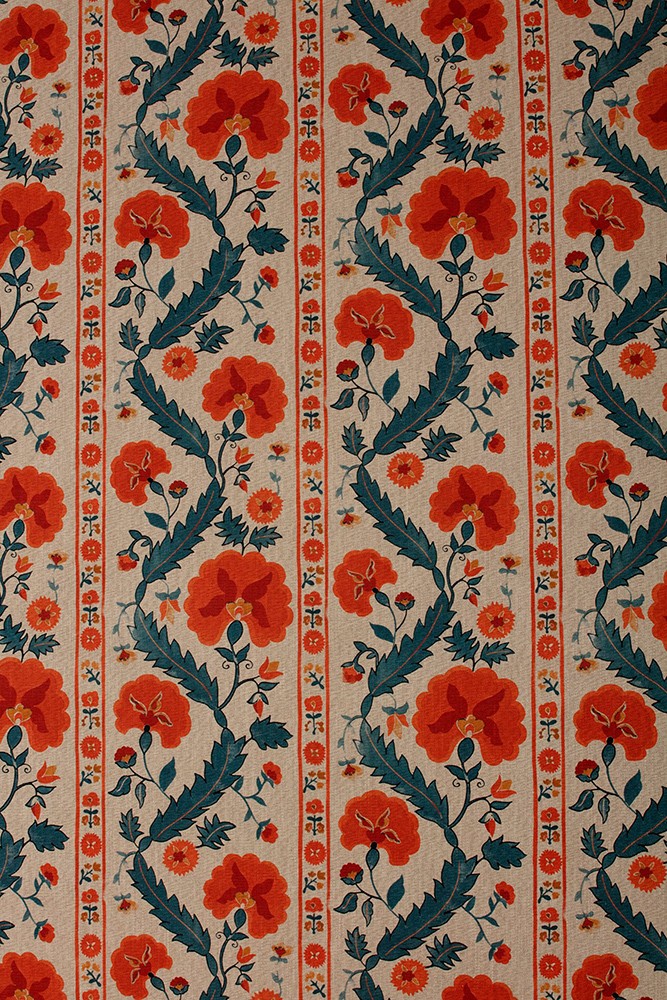 Palmyra Fabric by James Malone in Naranja (24)