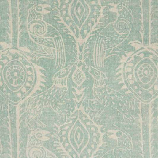 Beasties Wallpaper by Blithfield in Aqua