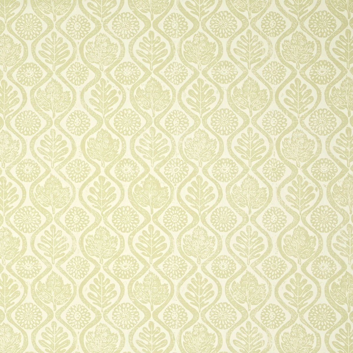 Oakleaves Wallpaper by Lee Jofa in Green