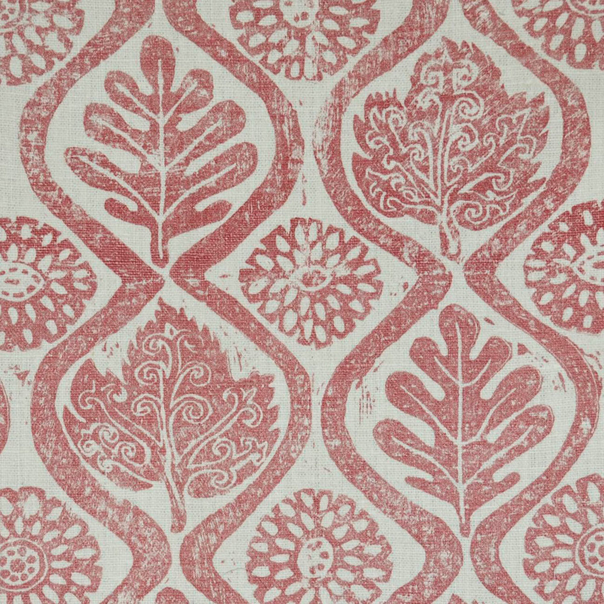 Oakleaves Wallpaper by Lee Jofa in Pink