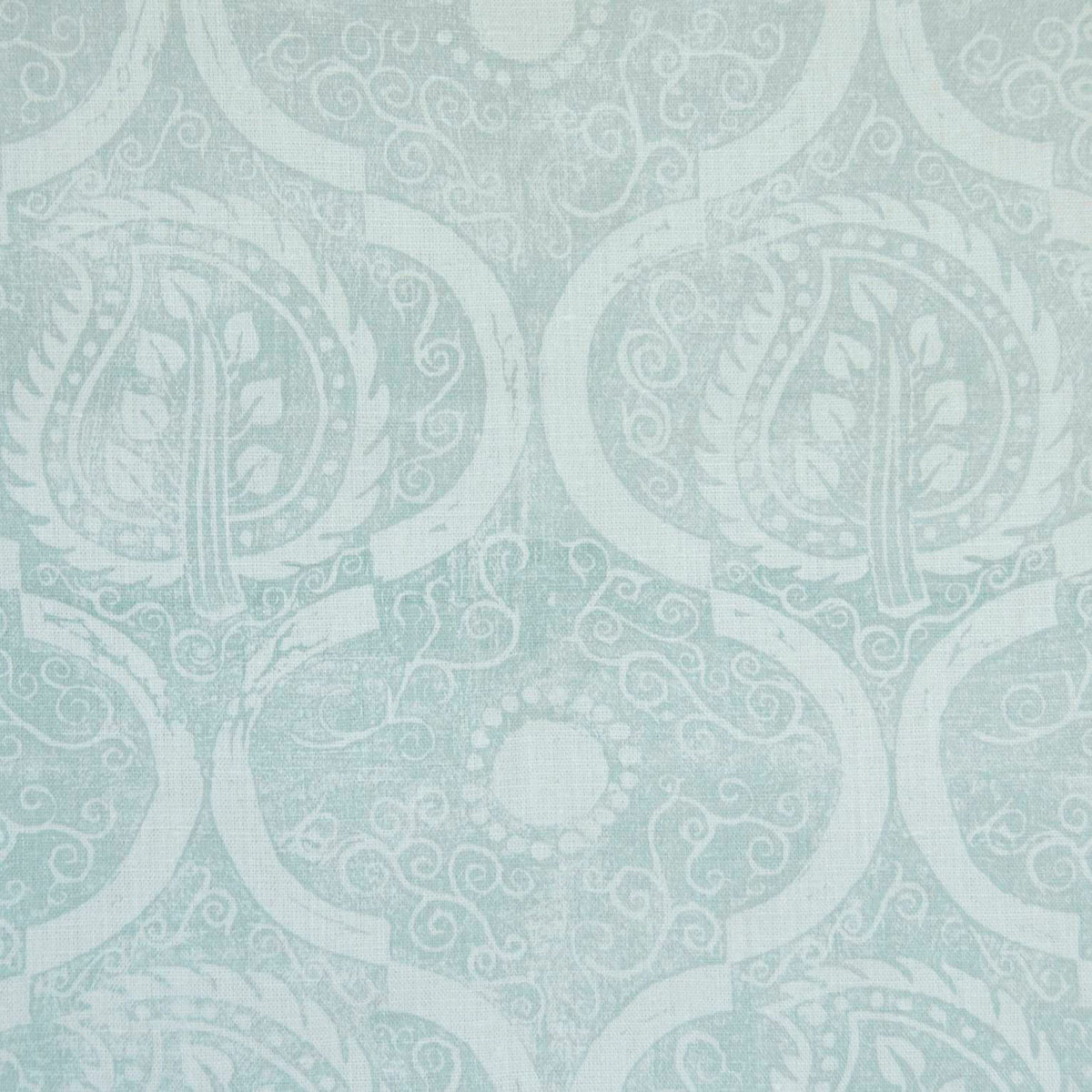 Persian Leaf Wallpaper by Blithfield in Aqua