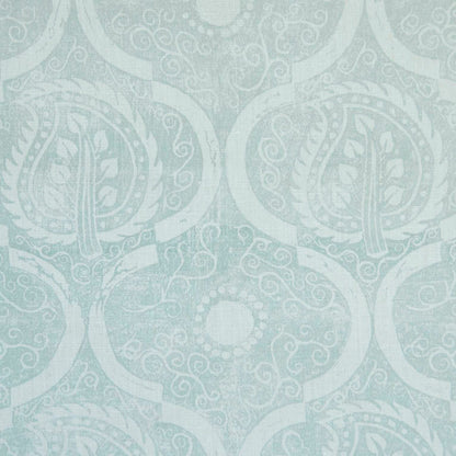 Persian Leaf Wallpaper by Blithfield in Aqua