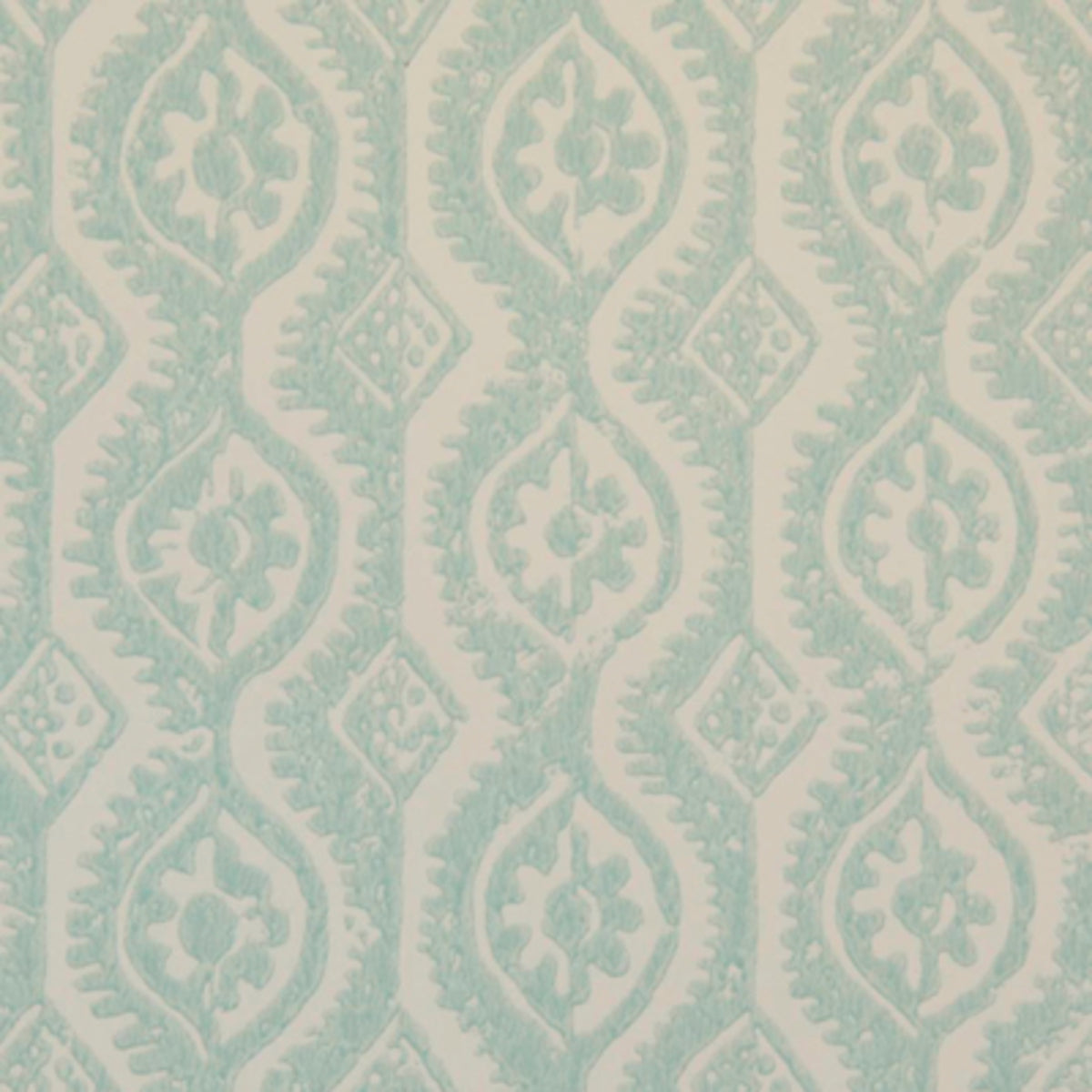Small Damask - Aqua