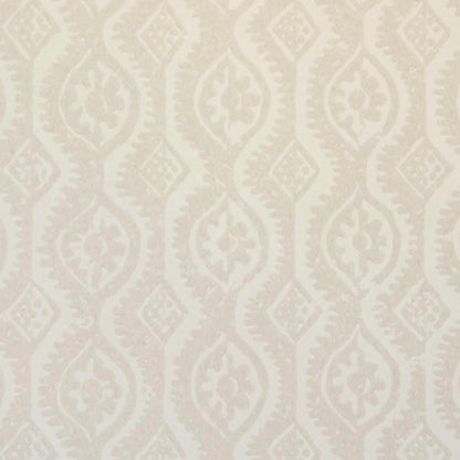 Small Damask Wallpaper by Blithfield in Beige