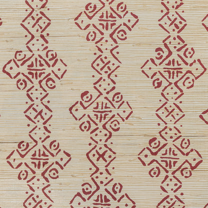 Mali Grasscloth - Ruby