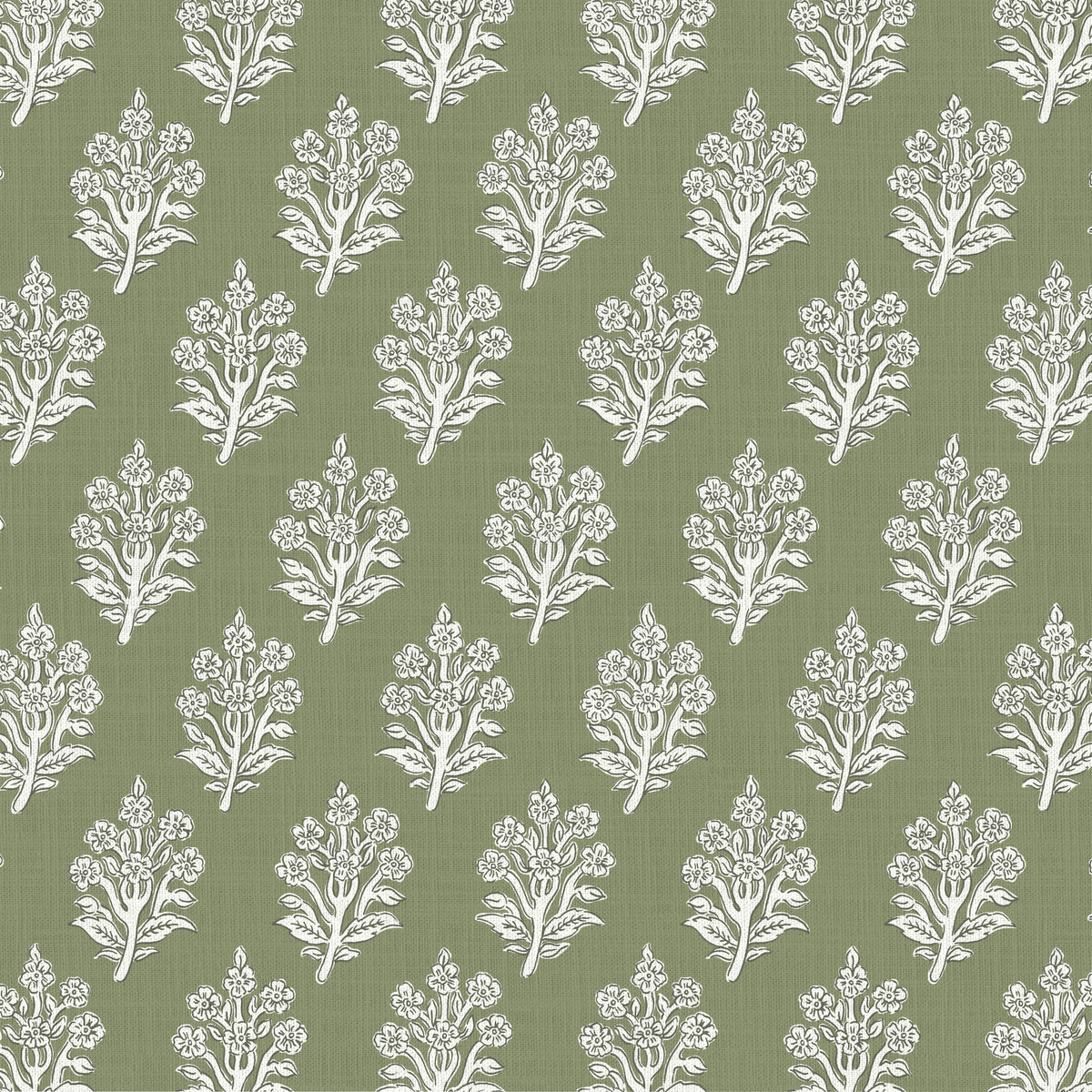 Dabu Fabric by Pure Edit in Olive