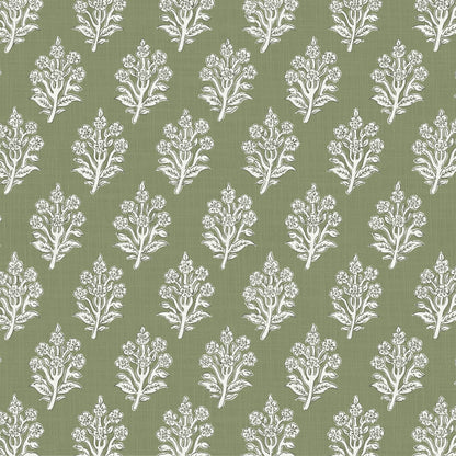 Dabu Fabric by Pure Edit in Olive
