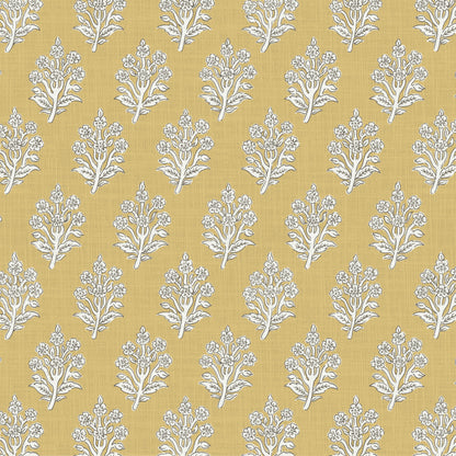 Dabu Fabric by Pure Edit in Ochre