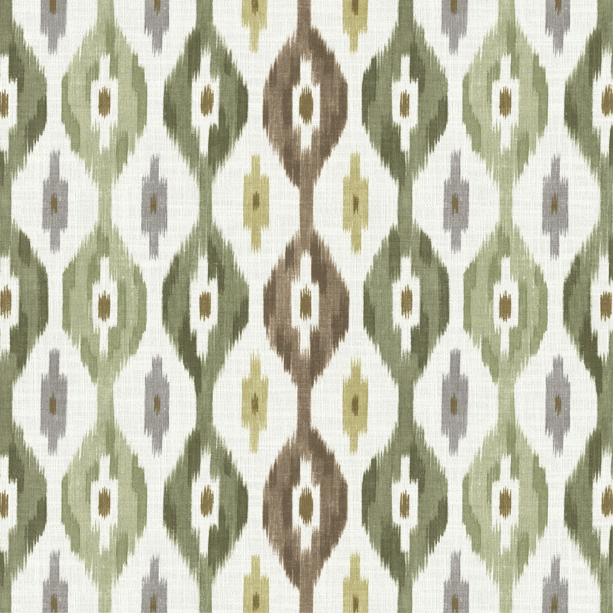 Fergana Fabric by Pure Edit in Olive