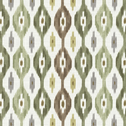 Fergana Fabric by Pure Edit in Olive