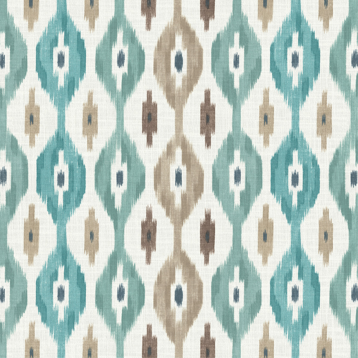 Fergana Fabric by Pure Edit in Teal