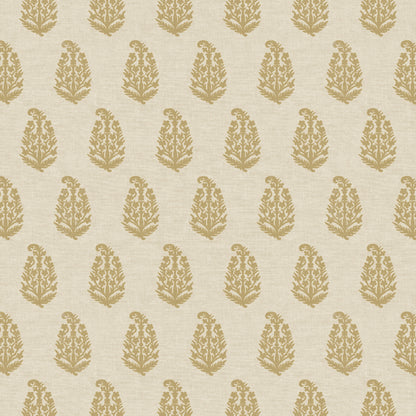 Indira Fabric by Pure Edit in Ochre
