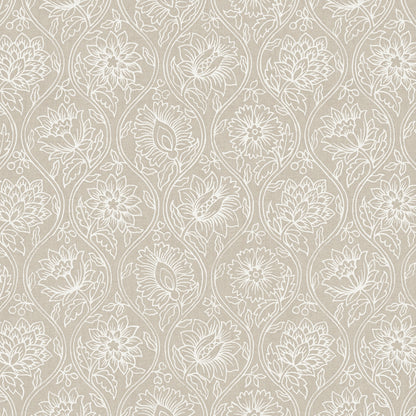 Lotus Fabric by Pure Edit in Linen