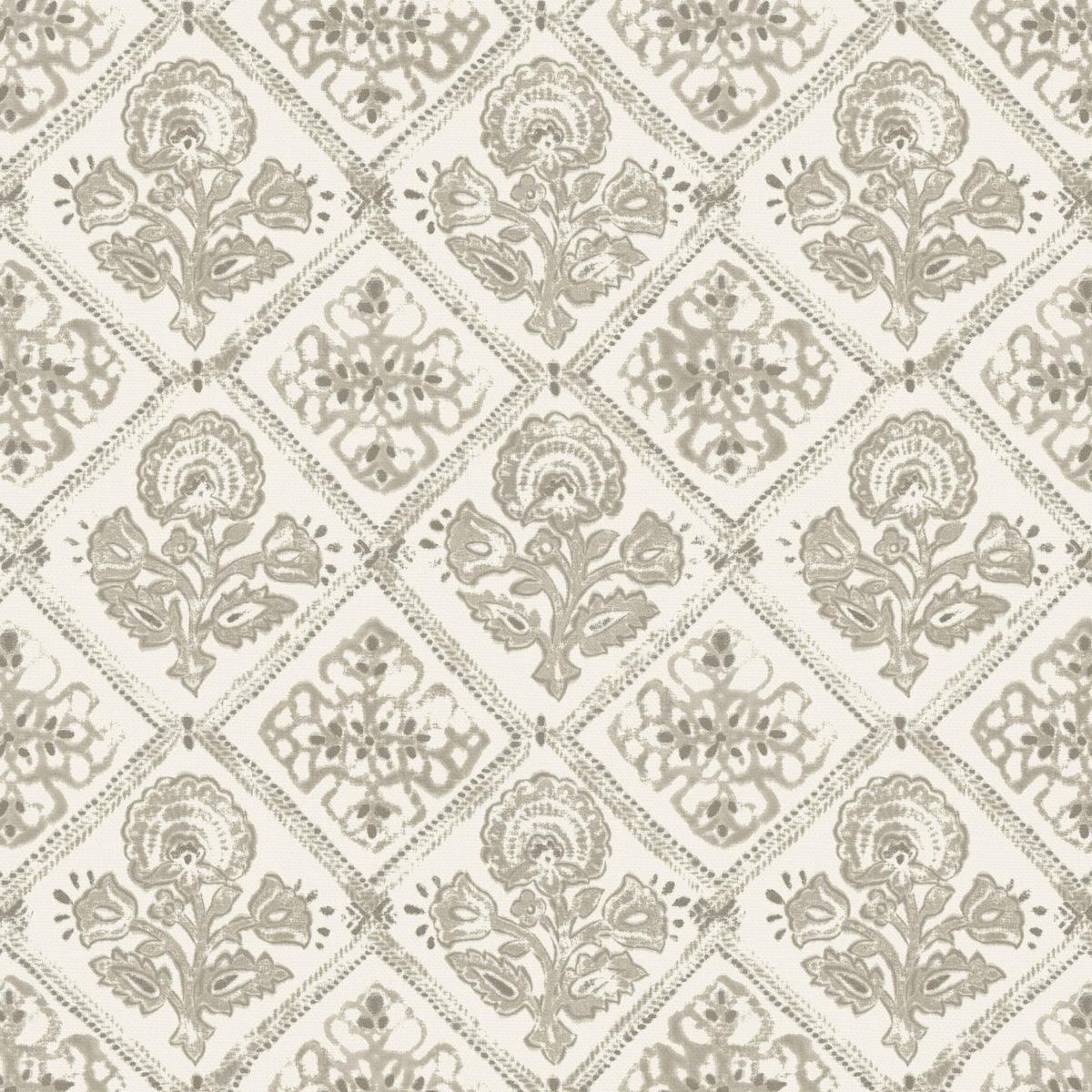 Watika Fabric by Pure Edit in Pebble