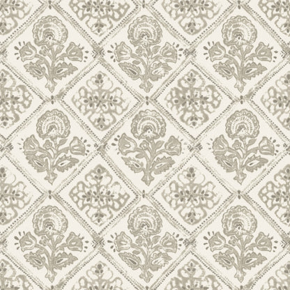 Watika Fabric by Pure Edit in Pebble