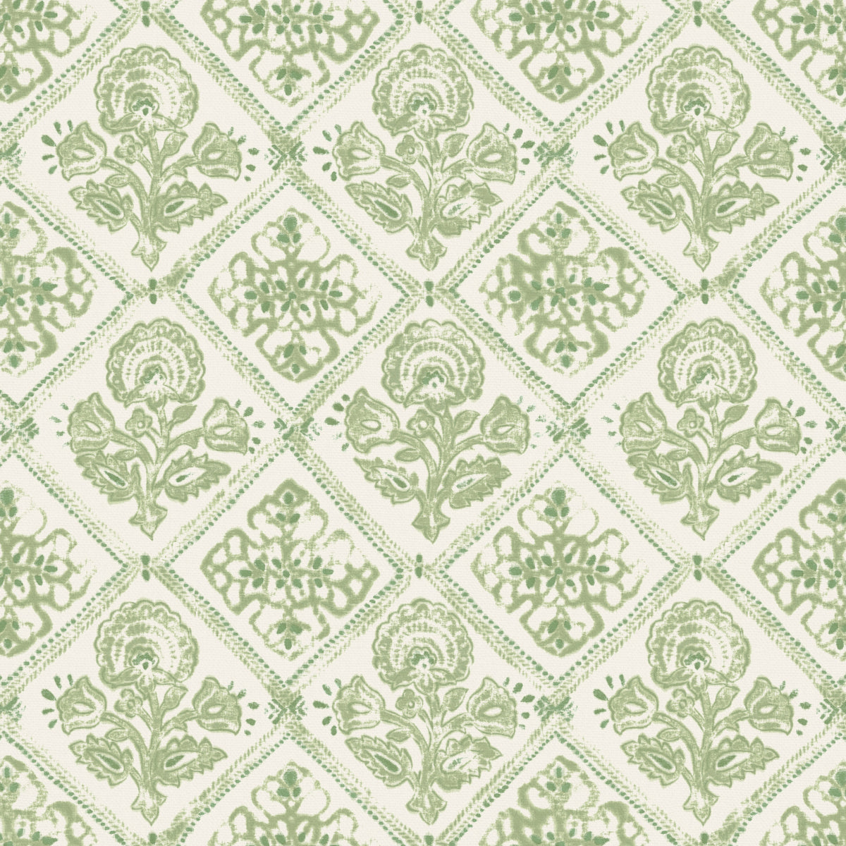 Watika Fabric by Pure Edit in Parsley
