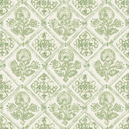 Watika Fabric by Pure Edit in Parsley
