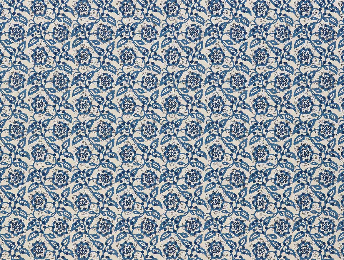 Polka Blue