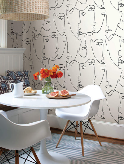 Pablo Portraits Peel & Stick Wallpaper