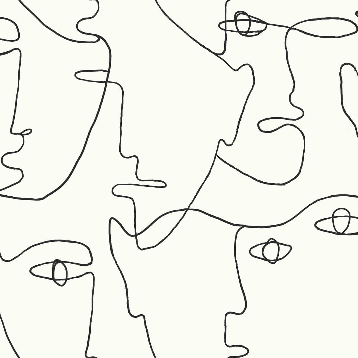 Pablo Portraits Peel & Stick Wallpaper