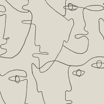 Pablo Portraits Peel & Stick Wallpaper