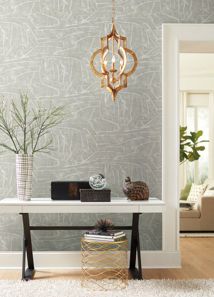 Urban Chalk Graffiti Peel & Stick Wallpaper