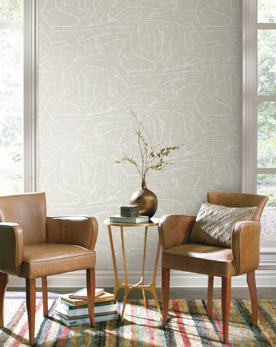 Urban Chalk Graffiti Peel & Stick Wallpaper