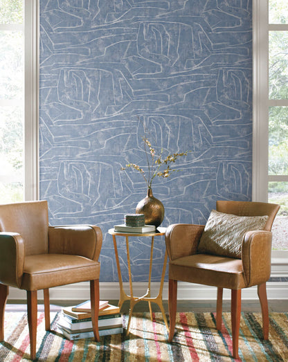 Urban Chalk Graffiti Peel & Stick Wallpaper