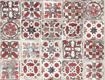 Encaustic Tile Peel & Stick Wallpaper
