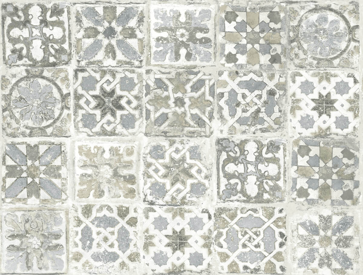 Encaustic Tile Peel & Stick Wallpaper