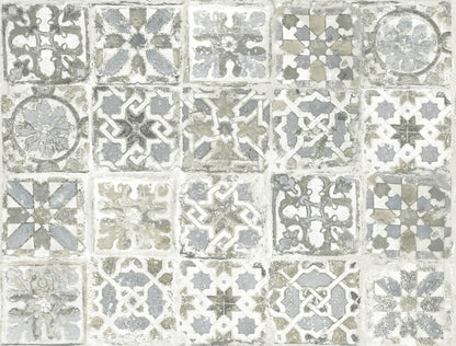 Encaustic Tile Peel & Stick Wallpaper