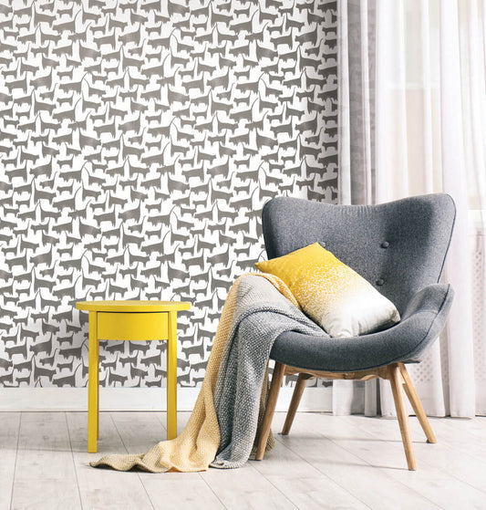 Cat Tails Peel & Stick Wallpaper