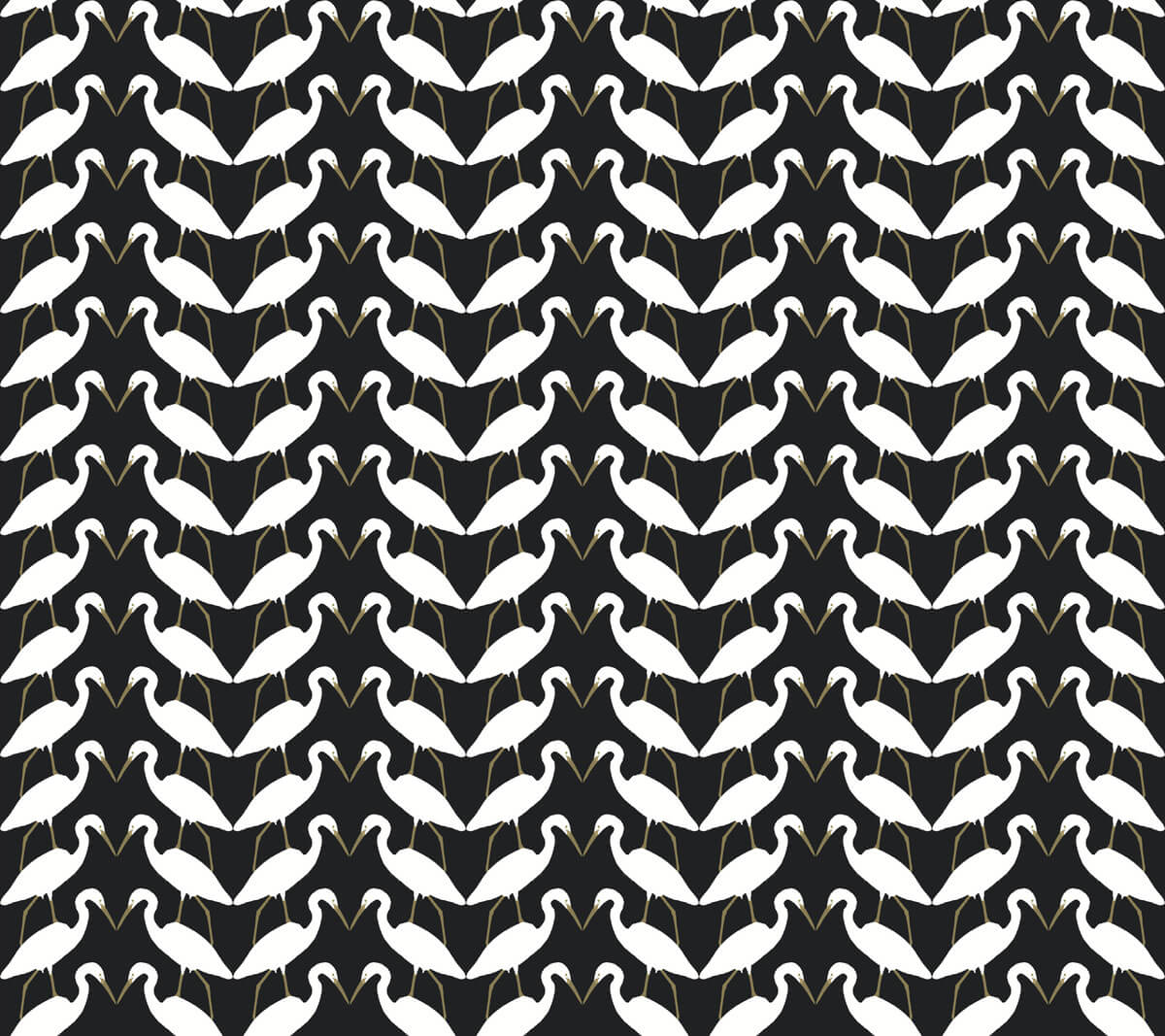 Elegant Birds Peel & Stick Wallpaper