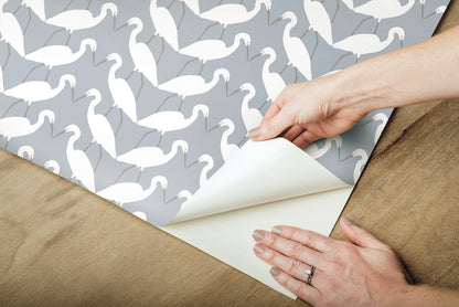 Elegant Birds Peel & Stick Wallpaper