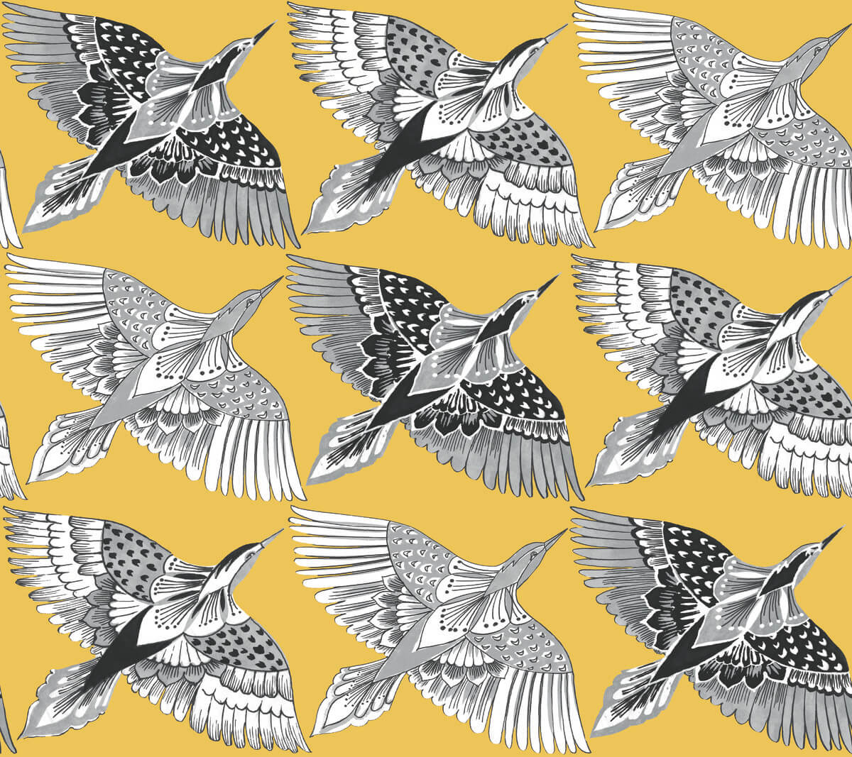 Wildlife Feather Flight Peel & Stick Wallpaper