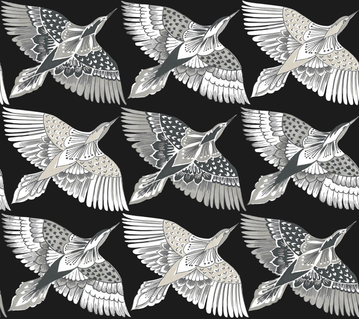 Wildlife Feather Flight Peel & Stick Wallpaper