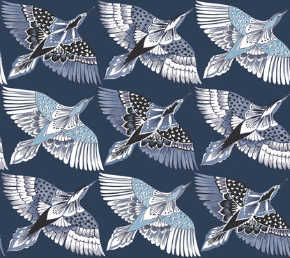 Wildlife Feather Flight Peel & Stick Wallpaper