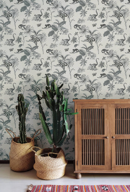 Lemurs Peel & Stick Wallpaper