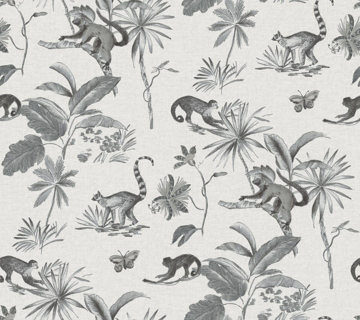 Lemurs Peel & Stick Wallpaper