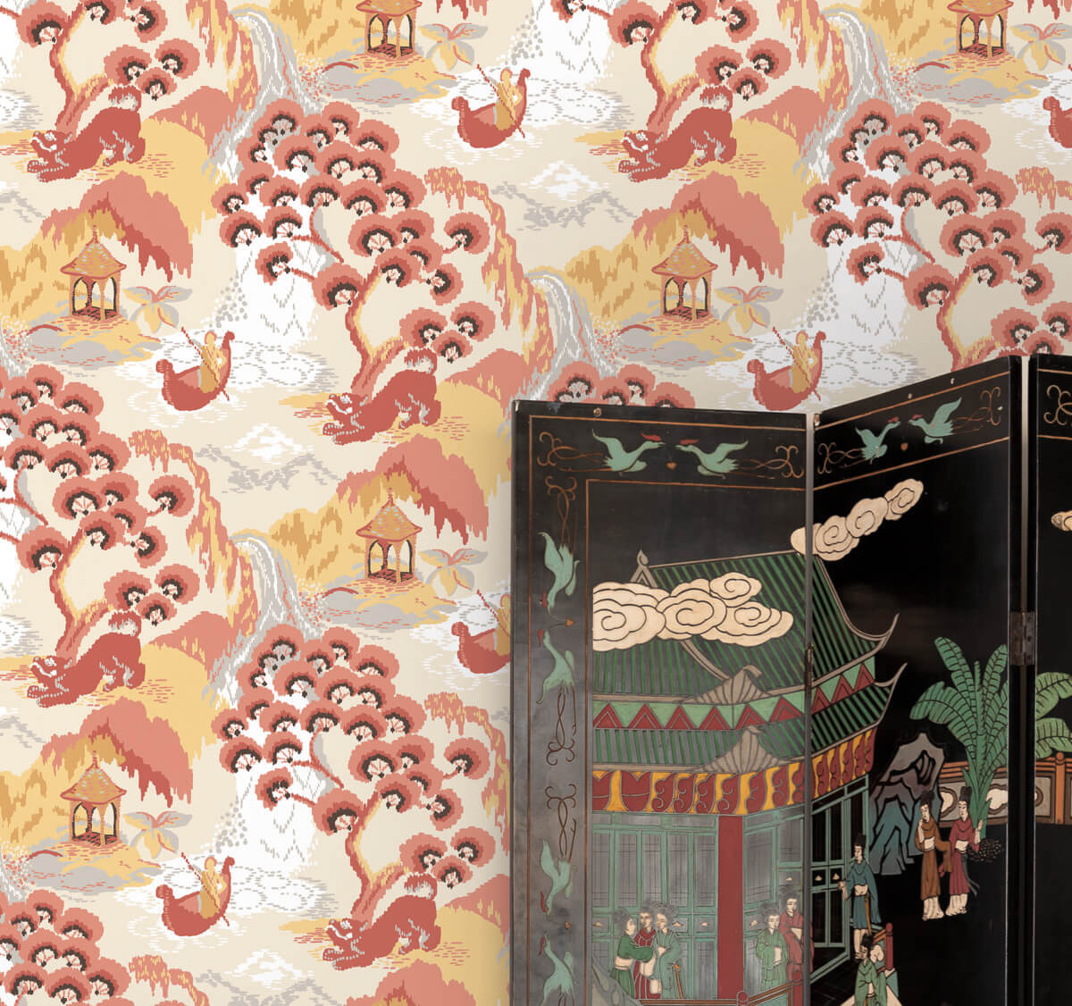 Old Peking Peel & Stick Wallpaper