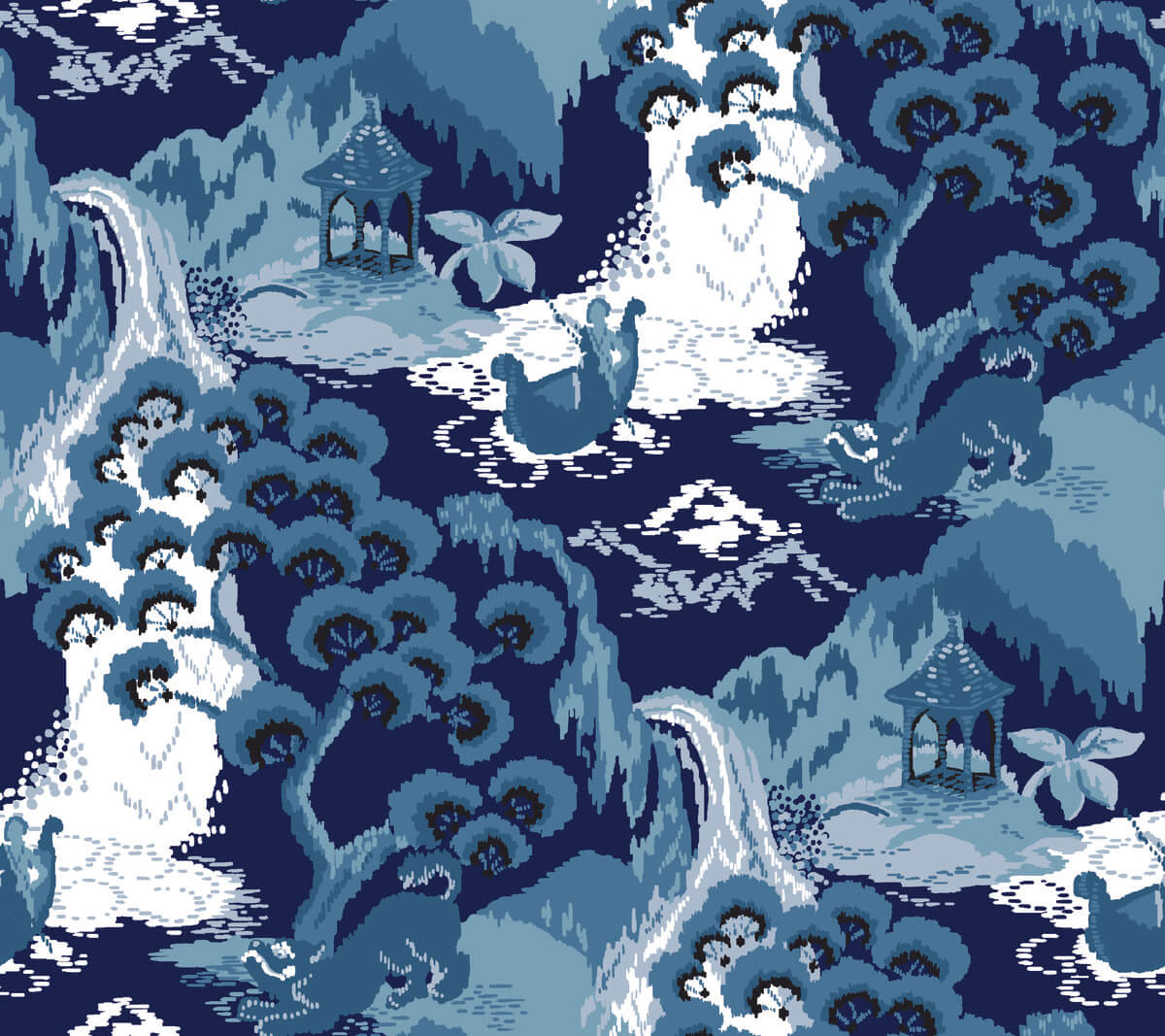 Old Peking Peel & Stick Wallpaper