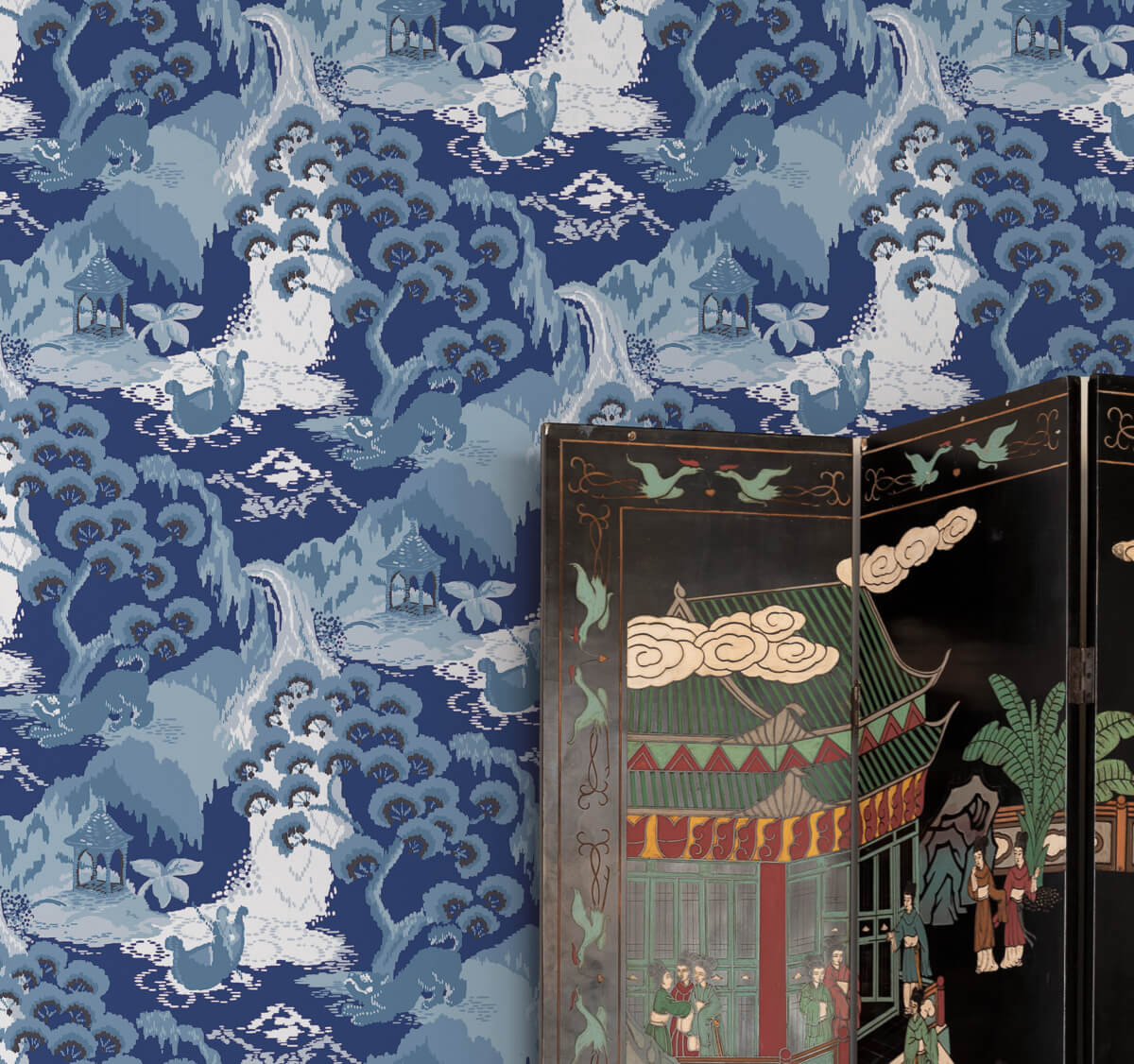Old Peking Peel & Stick Wallpaper