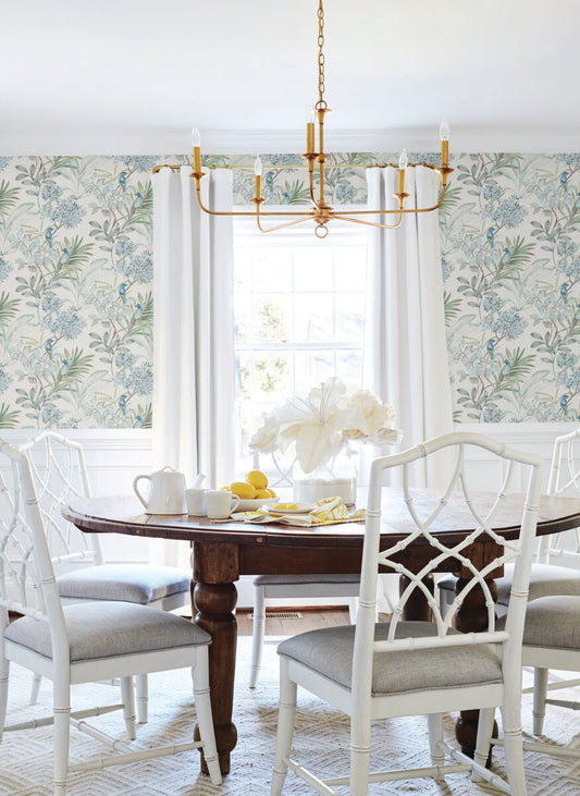 Handpainted Songbird Peel & Stick Wallpaper