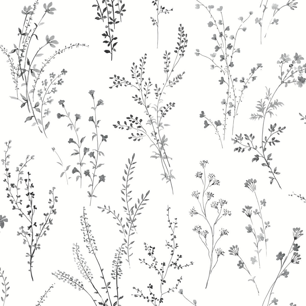 Wildflower Sprigs Peel & Stick Wallpaper