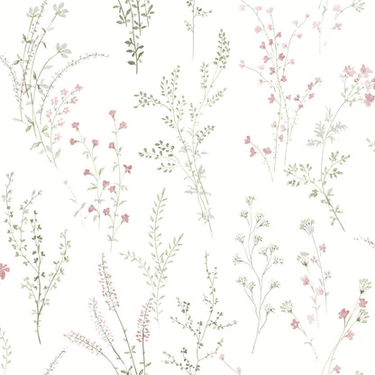 Wildflower Sprigs Peel & Stick Wallpaper