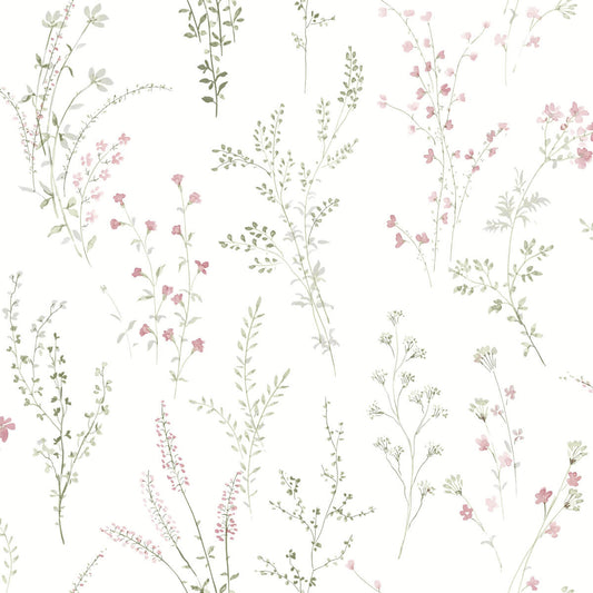 Wildflower Sprigs Peel & Stick Wallpaper