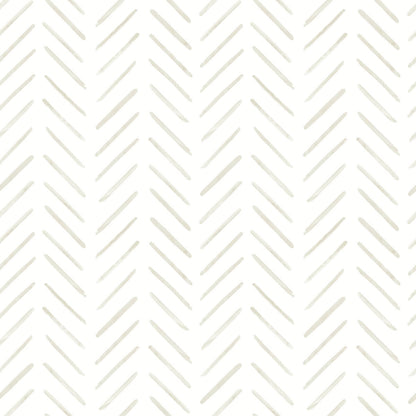 Painted Herringbone Peel & Stick Wallpaper